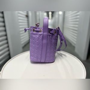Purple Mini Bucket Purse